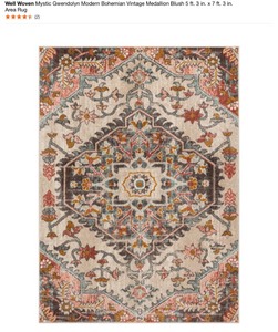 lot 25 image: ASSORTED AREA RUGS. VARIOUS DESIGNS AND SIZES. SEE PICTURES