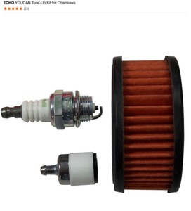 lot 29 image: ECHO YOUCAN TUNE-UP KITS FOR CS-310 CHAINSAWS & REGULAR CHAINSAWS. SEE PICTURES