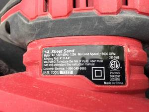 lot 79 image: Tool Shop 14 Sheet Palm Sander