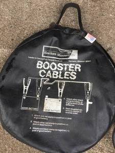 lot 82 image: Hawthorn Jumper Cables with  Case
