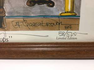 lot 124 image: Under Ramsey Hills Rooftops Framed Art by G.F. Greesebrown