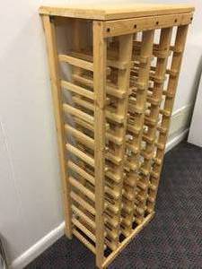 lot 141 image: Wooden Wine Rack