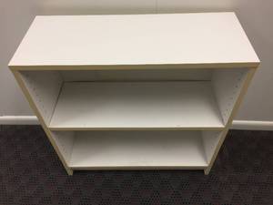 lot 145 image: White Wooden Book Shelf
