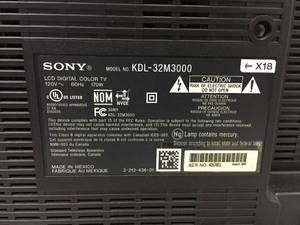 lot 166 image: Sony TV and Stand