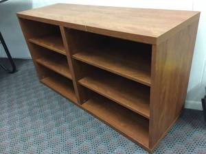 lot 169 image: Wooden 6 Shelf Bookcase With Adjustable Shelves