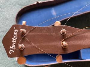 lot 199 image: Harmony 4 String Banjo and Case
