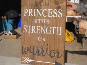 lot 46 image: Princess Warrior Sign
