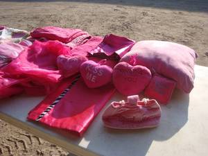 lot 53 image: Pink Decor Lot Misc