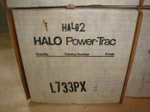 lot 75 image: Halo Power Trac Fixtures