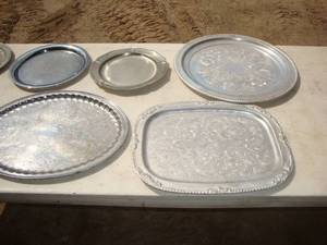 lot 15 image: Silver Platters