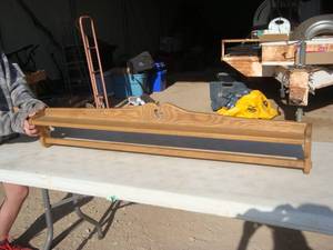 lot 47 image: 2 Oak Shelves