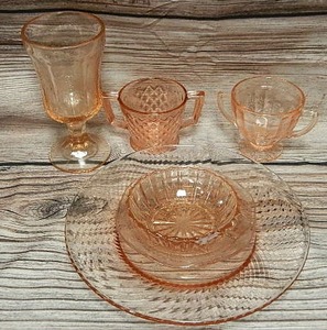 Pink Depression Glass