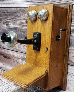 Wooden Antique Wall Phone