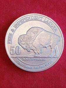 Lakota 1 oz.  Fine Silver Round