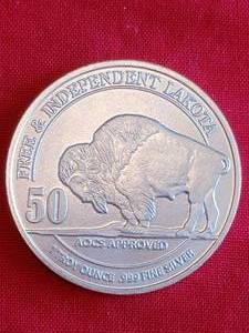 Lakota 1 oz.  Fine Silver Round