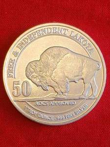 Lakota 1 oz.  Fine Silver Round