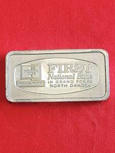 Franklin Mint - Banks- 1000 Grains- 2.0 oz. Sterling Silver IngotBar