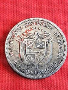 1904 Republica De Panama Silver Coin