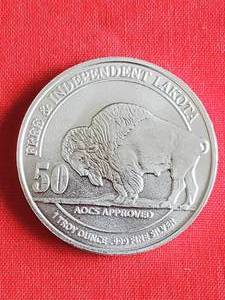 Lakota 1 oz.  Fine Silver Round