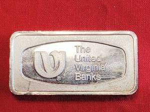 Franklin Mint - Banks- 1000 Grains- 2.0 oz. Sterling Silver IngotBar