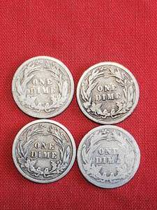 Silver Barber Dimes