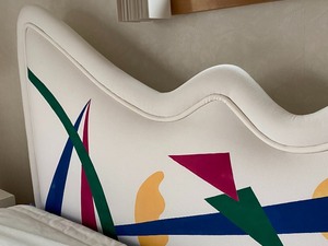 Contemporary Style Upholstered Headboard
