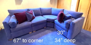 Beautiful Purple Sectional