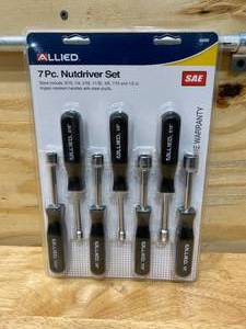 ALLIED 85059 7 PC. NUTDRIVER SET, SAE 316 - 12