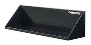 HUSKY Steel Garage Wall Shelf in Black (36 in. W x 9 in. H x 9 in. D)