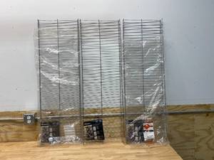 RUBBERMAID Lot of 3-  FastTrack Garage Wire Shelves 48 in. D x 16 in. L