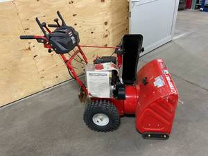 TROY-BILT 26 in. 243 cc 2-Stage Gas Snow Blower with Electric Start Self Propelled and 1-Hand Operation