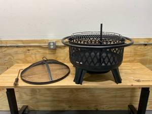 Fire Pit with Cooking Grill