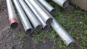 Lot of Galvanized Pipes