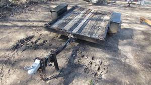 1980 Homeade 4 x 6 Tilt Trailer