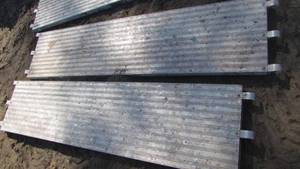 (4) Aluminum Scaffolding Planks