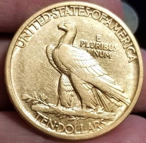 1907 US $10 GOLD INDIAN
