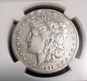1889-CC CARSON CITY MORGAN SILVER DOLLAR XF DETAILS NGC CERTIFIED