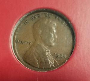 1924-D US WHEAT CENT BETTER DATE COIN