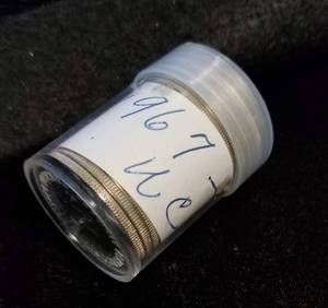 UNC ROLL OF 1967 KENNEDY 40% SILVER HALF DOLLARS 20 COINS