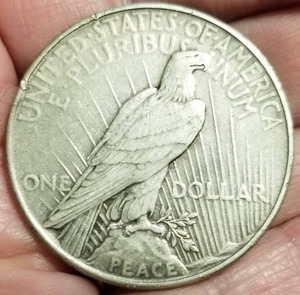 1934 PEACE SILVER DOLLAR