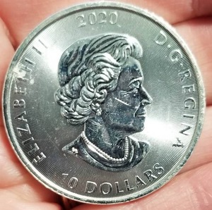 2020 CANADA 2 TROY OZ .9999 FINE SILVER KRAKEN