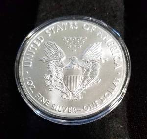 2021 AMERICAN SILVER EAGLE 1 TROY OZ. .999 FINE SILVER IN AIRTITE