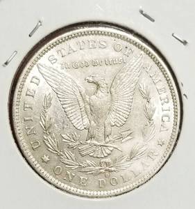 1882-O MORGAN SILVER DOLLAR AU