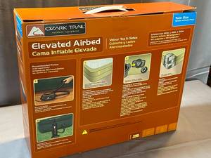 lot 93 image: Ozark Trail Elevated Twin XL Air Mattress - New in Unopened Box