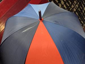 lot 117 image: Blue & Red Amaris Umbrella