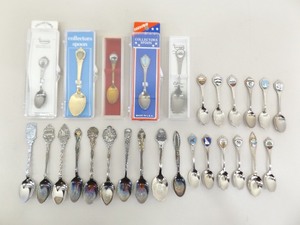 lot 37 image: Lot of Collectible Souvenir Spoons