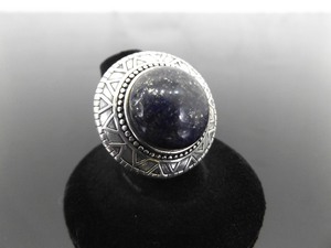 lot 55 image: SILPADA .925 Sterling Silver Large Lapis Lazuli Cabochon Cocktail Ring Size 7