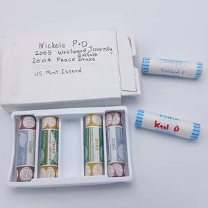 6 Rolls of 2004 PD Peace, Keelboat, 2005 PD Westward Journey--Original Government Box