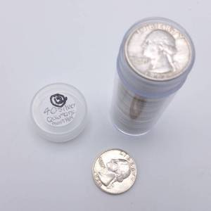 Roll of 40 90% Silver Washington Quarters- Most 1964 & Higher Grade