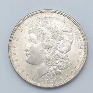 1921 Morgan Silver Dollar, Higher Grade